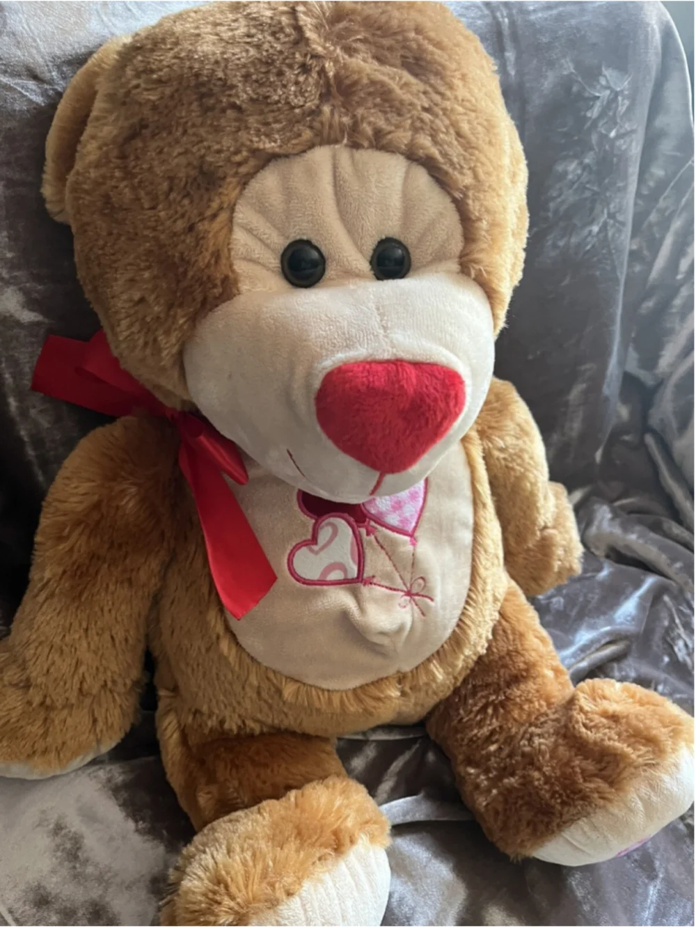 2013 Valentine's Day Plush Bear super cute , OR ANNIVERSARY , ANYTIME REALLY 19'